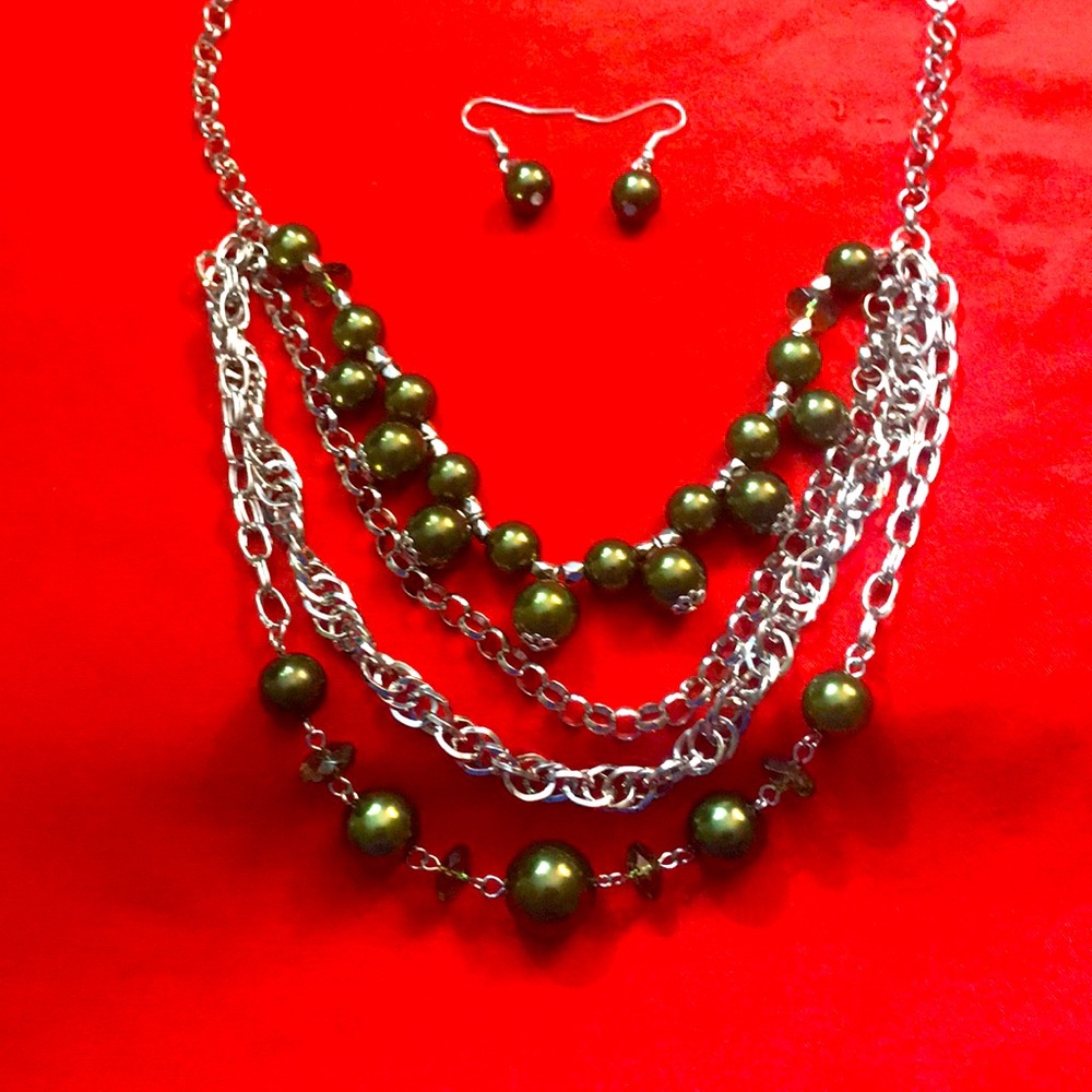 Necklace and Earrings